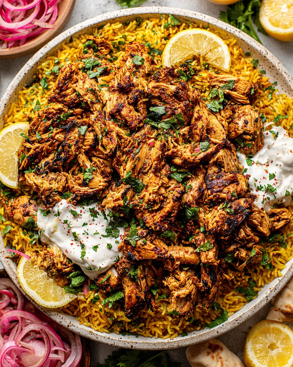 Classic One Pan Chicken Shawarma and Rice dish photo