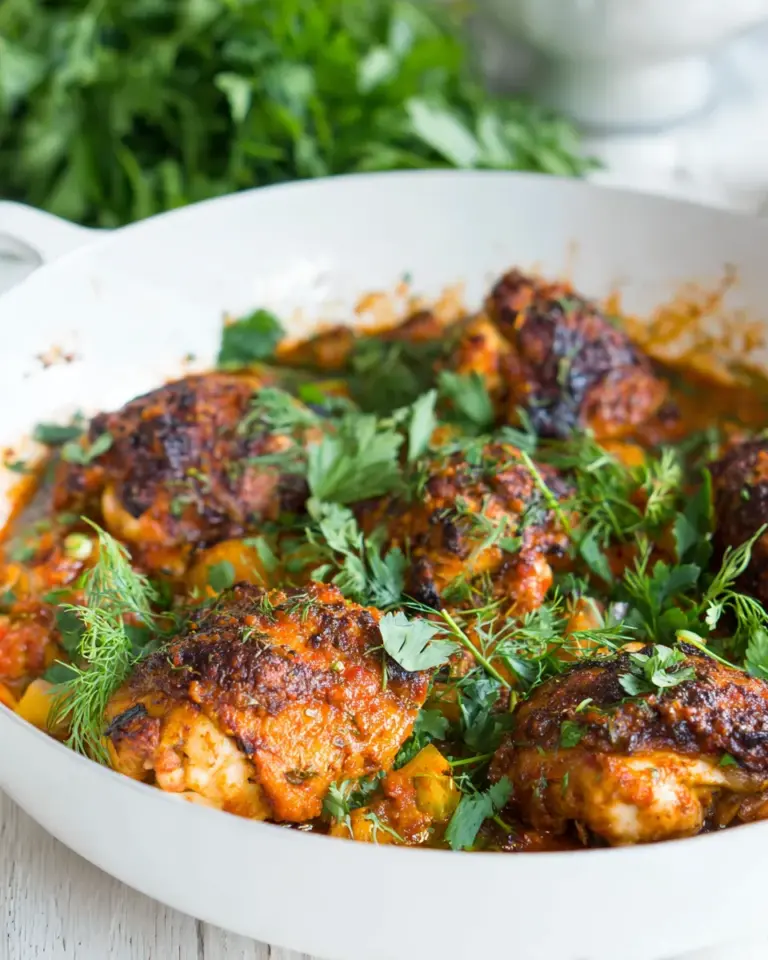 Homemade One Pan Harissa Chicken recipe photo