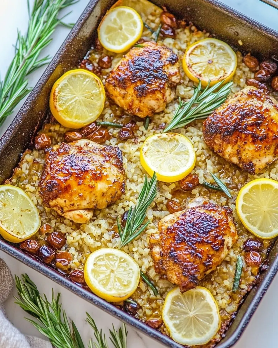 Classic One Pan Lemon Chicken image