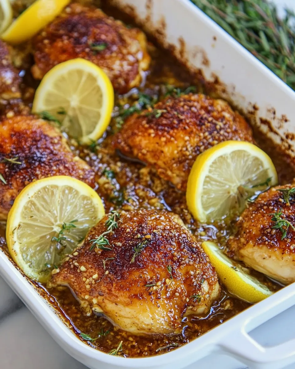 Easy One Pan Lemon Chicken recipe image