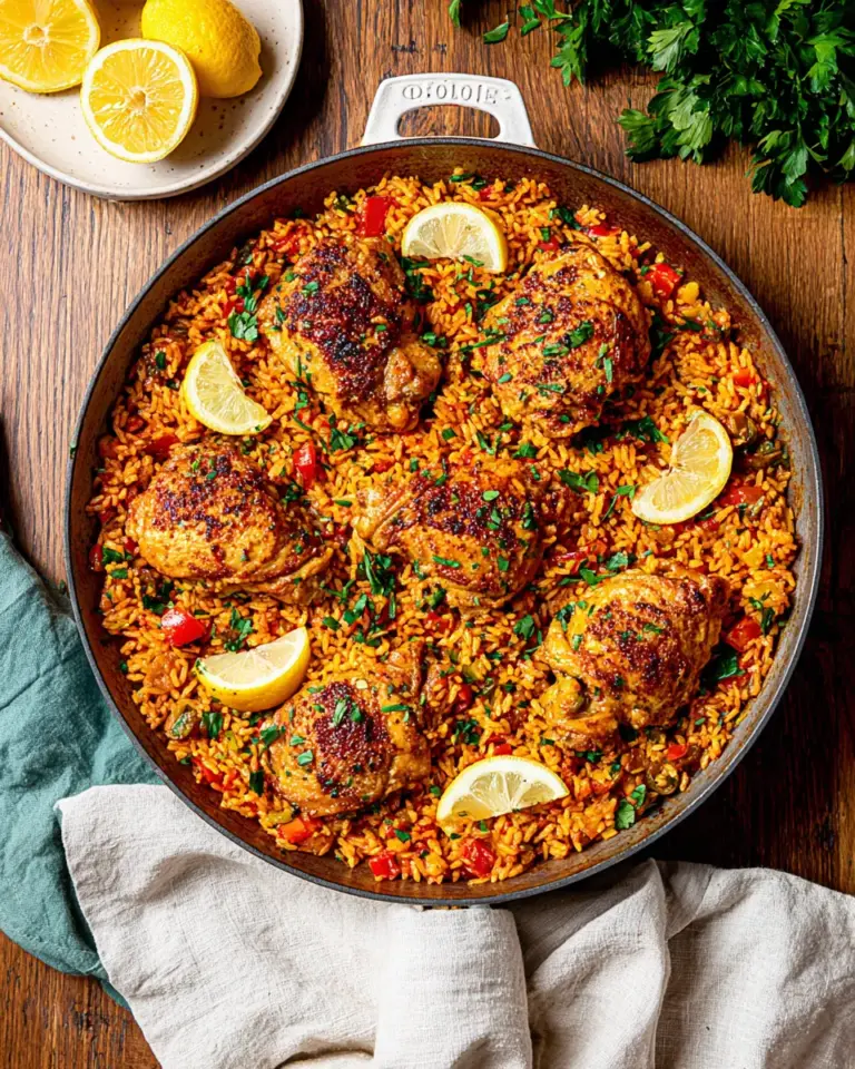 Homemade One Pan Spanish Chicken and Rice recipe photo