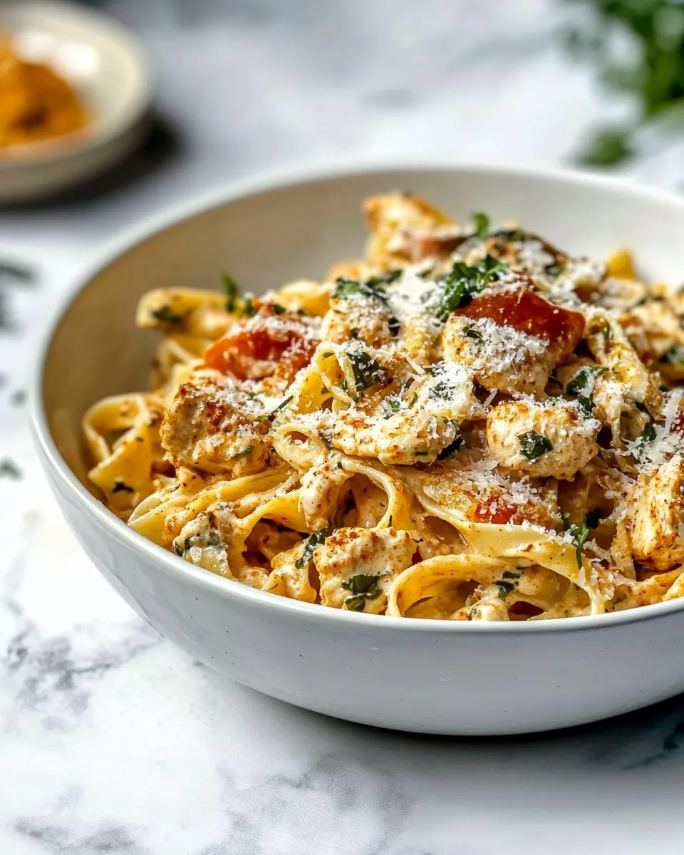 homemade One Pot Cajun Ranch Chicken Pasta. recipe photo