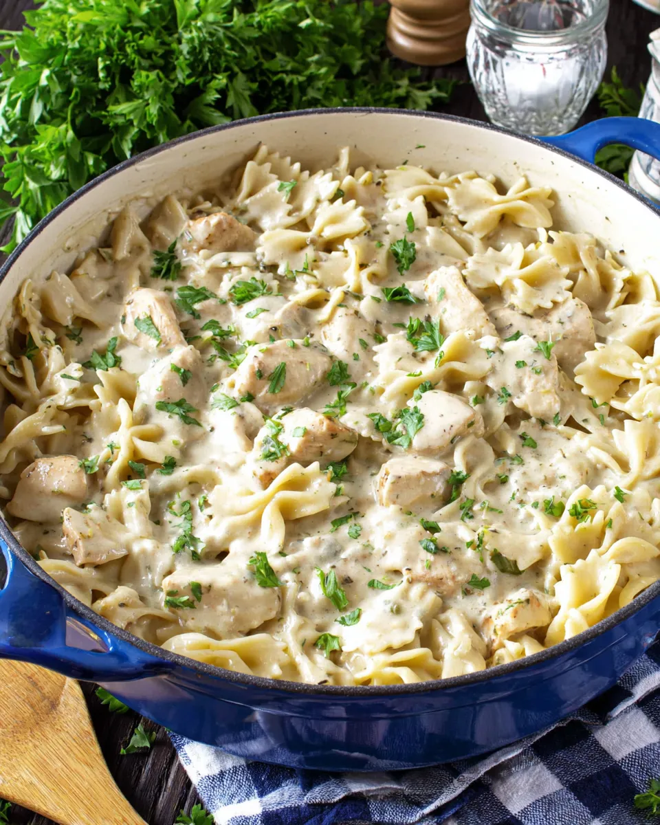 Homemade One Pot Chicken Alfredo photo
