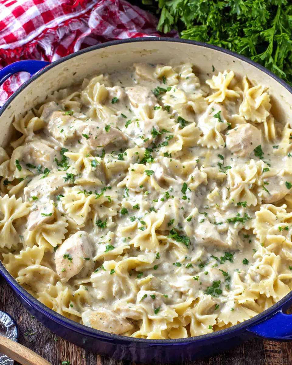 Classic One Pot Chicken Alfredo recipe photo