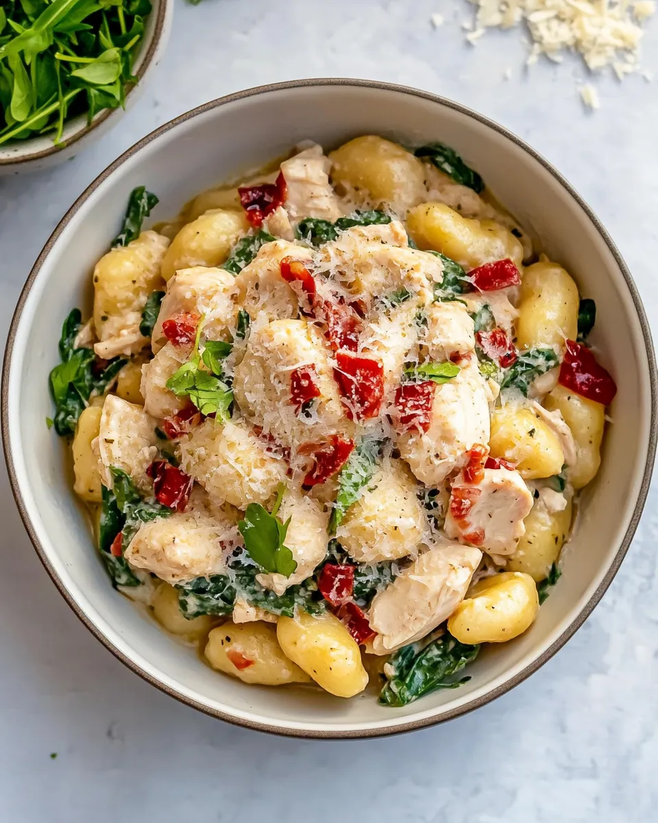 Classic One Pot Chicken Florentine Gnocchi image