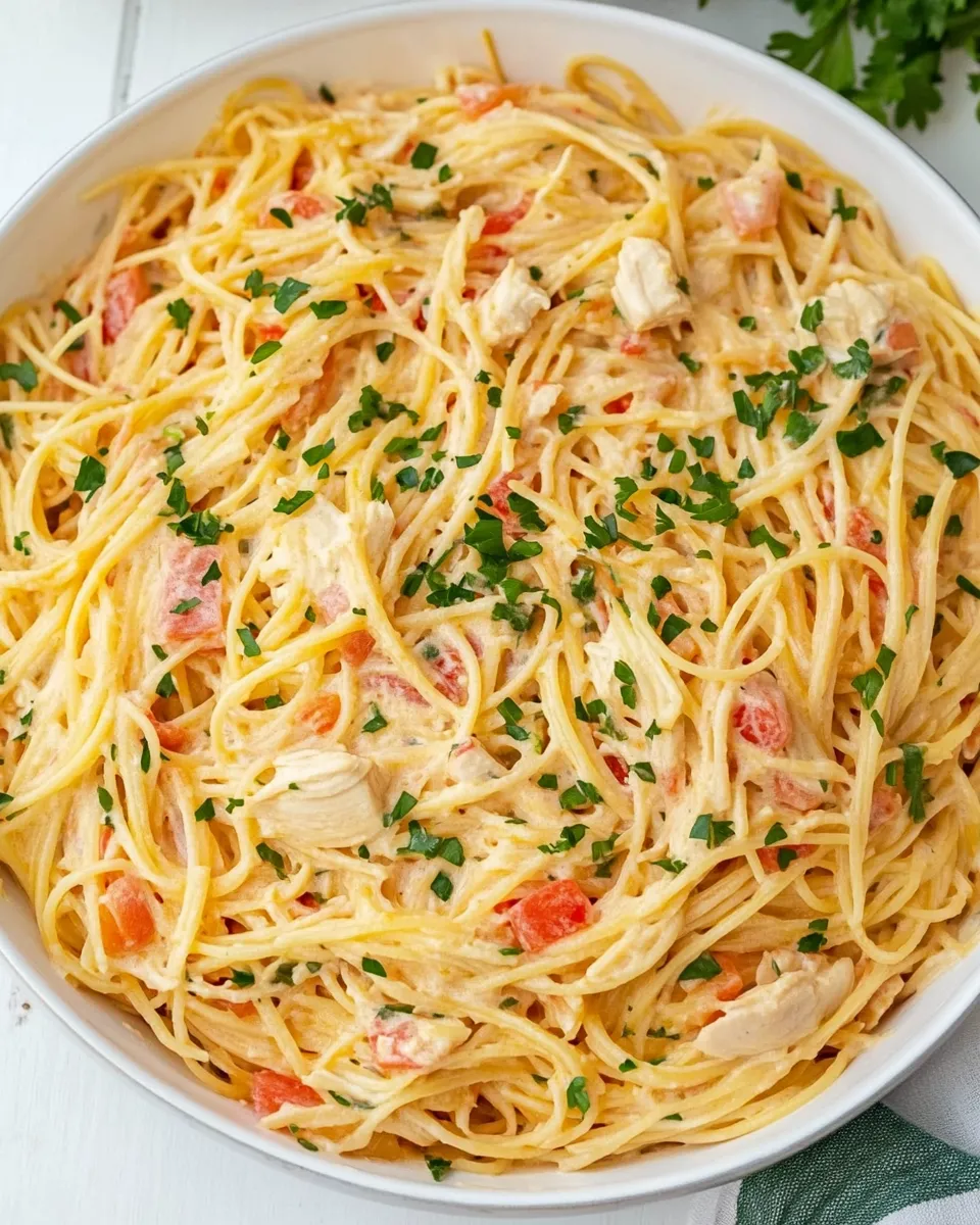 Classic One Pot Chicken Spaghetti image