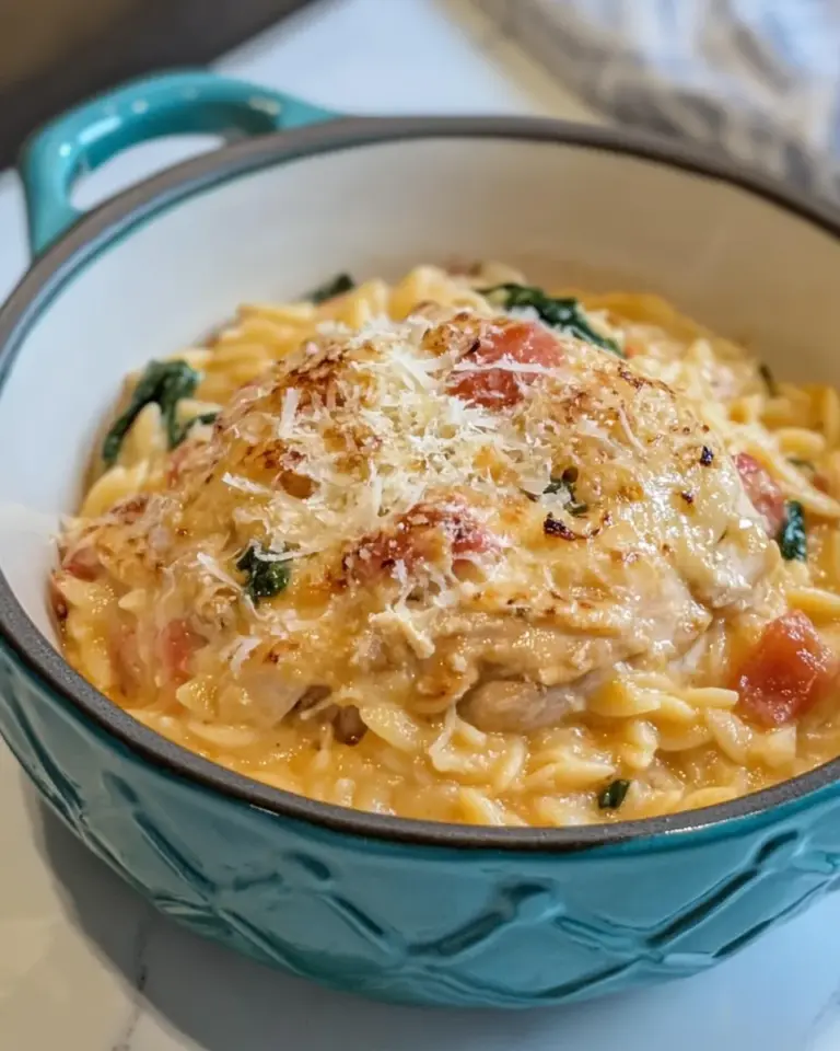 homemade One Pot Chicken and Orzo Recipe photo
