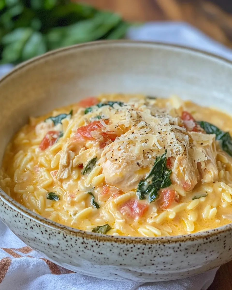 classic One Pot Chicken and Orzo Recipe image
