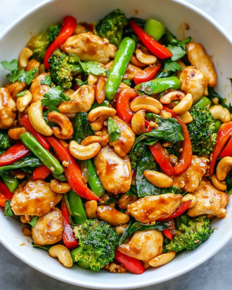 homemade One Skillet Cashew Chicken Stir Fry photo