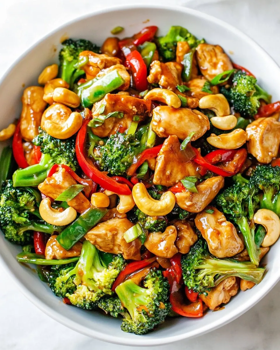 easy One Skillet Cashew Chicken Stir Fry recipe photo