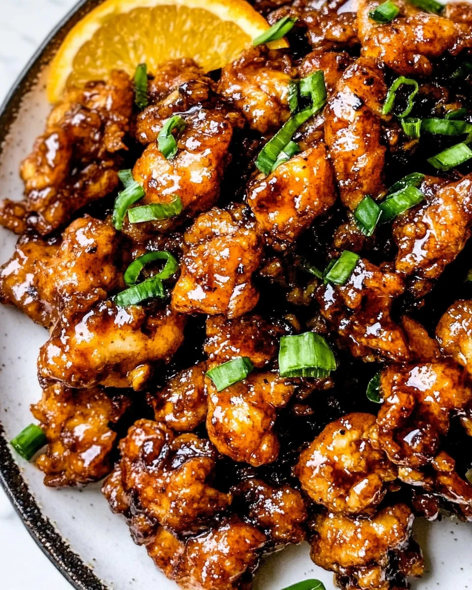 delicious Orange Chicken (Panda Express Copycat) shot