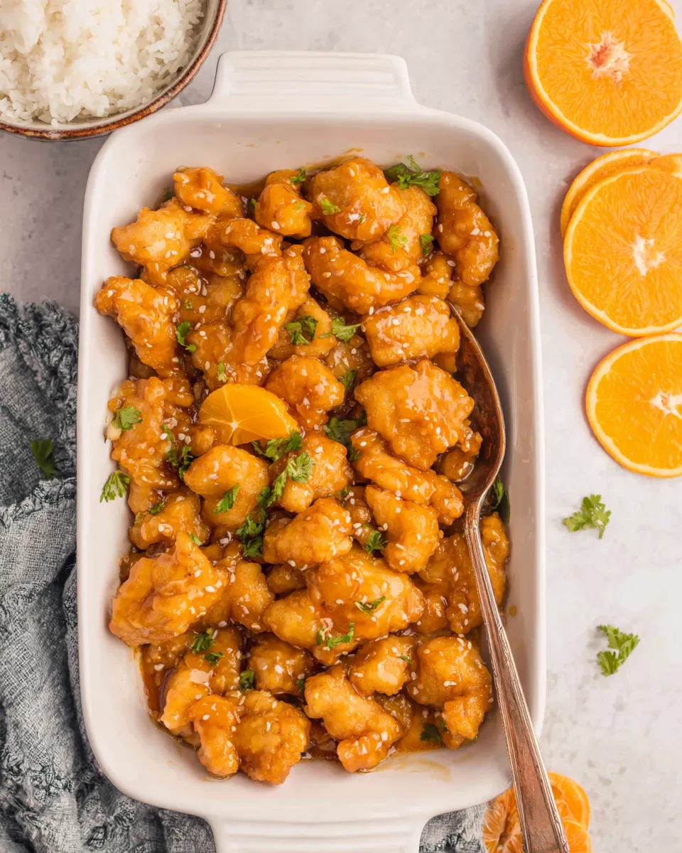 Easy Orange Chicken Recipe dish photo