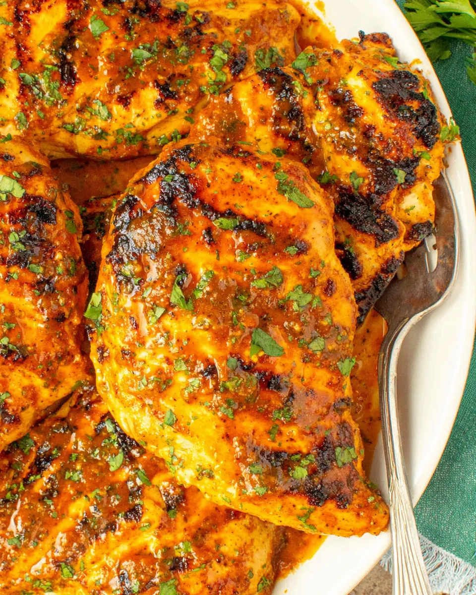 Easy Orange Chipotle Chicken food shot