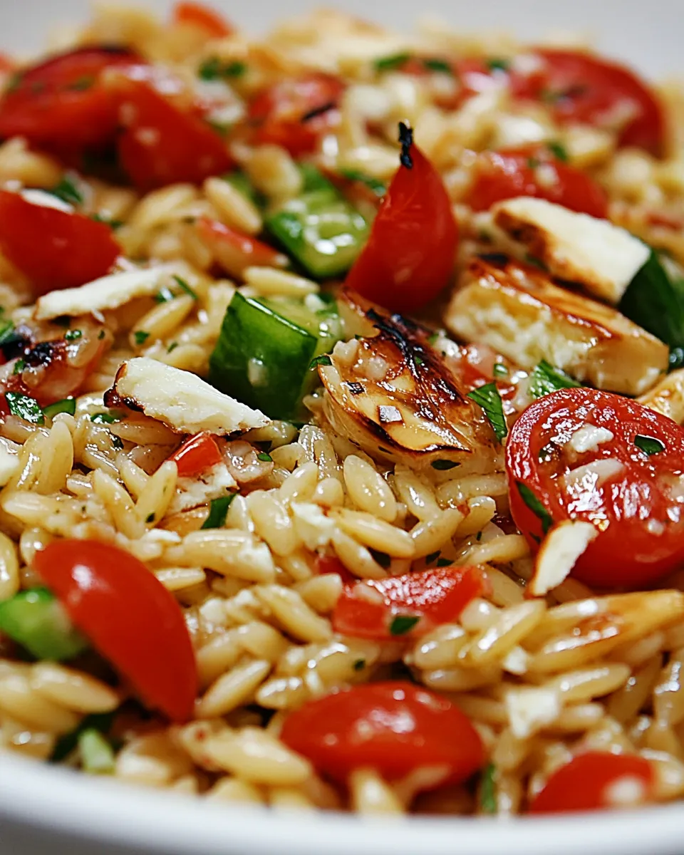 Easy Orzo Salad Recipe recipe photo