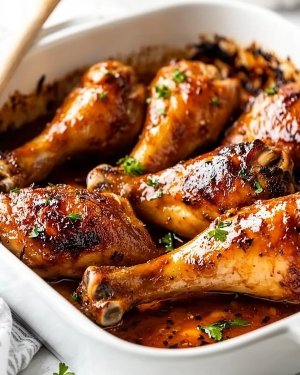 Classic Oven Baked Chicken Legs image