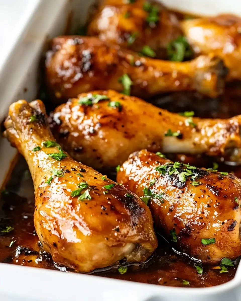 Easy Oven Baked Chicken Legs recipe photo