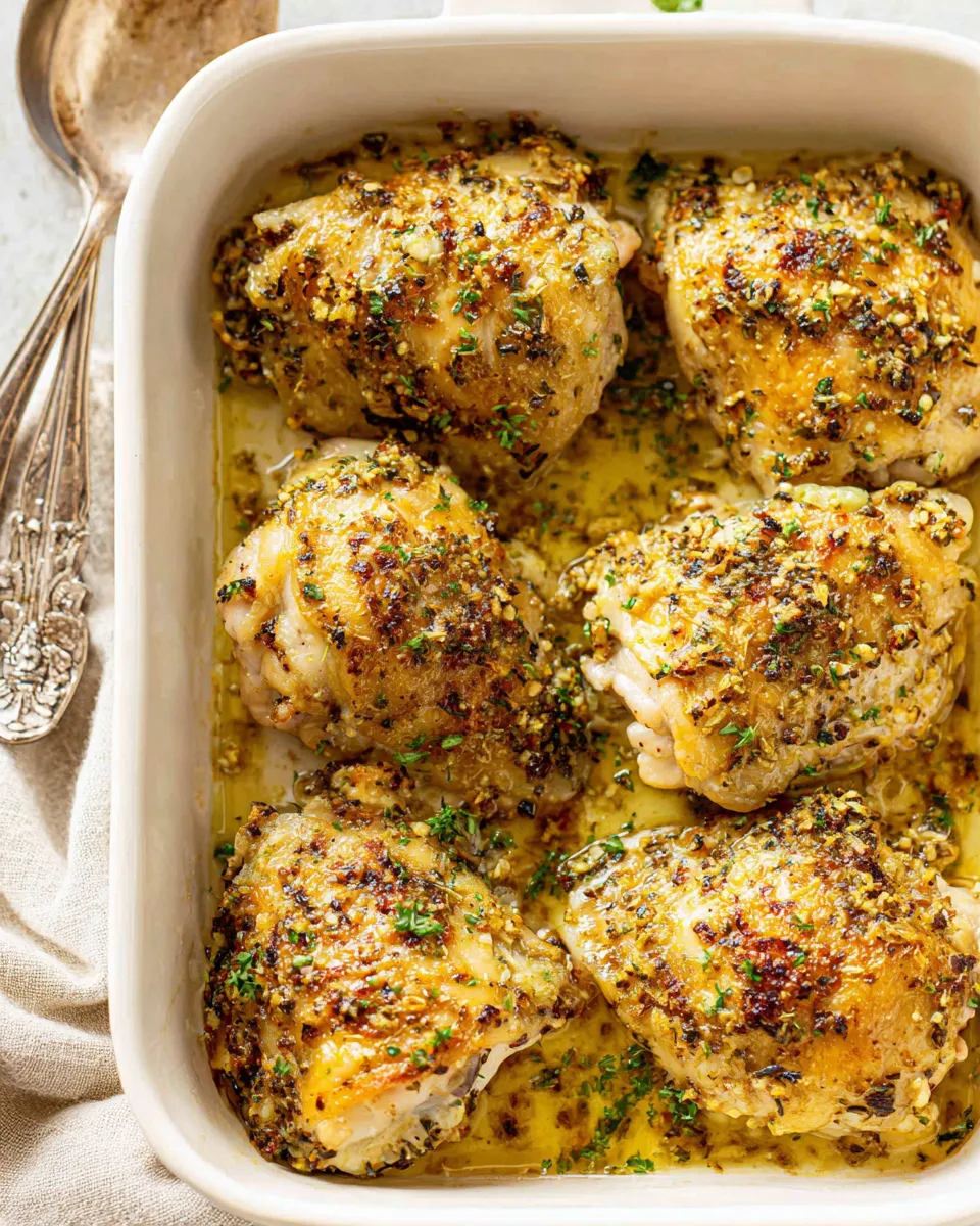 Delicious Oven Baked Chicken Thighs picture