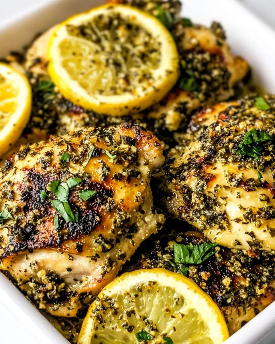 Easy Oven Baked Greek Chicken Thighs recipe photo