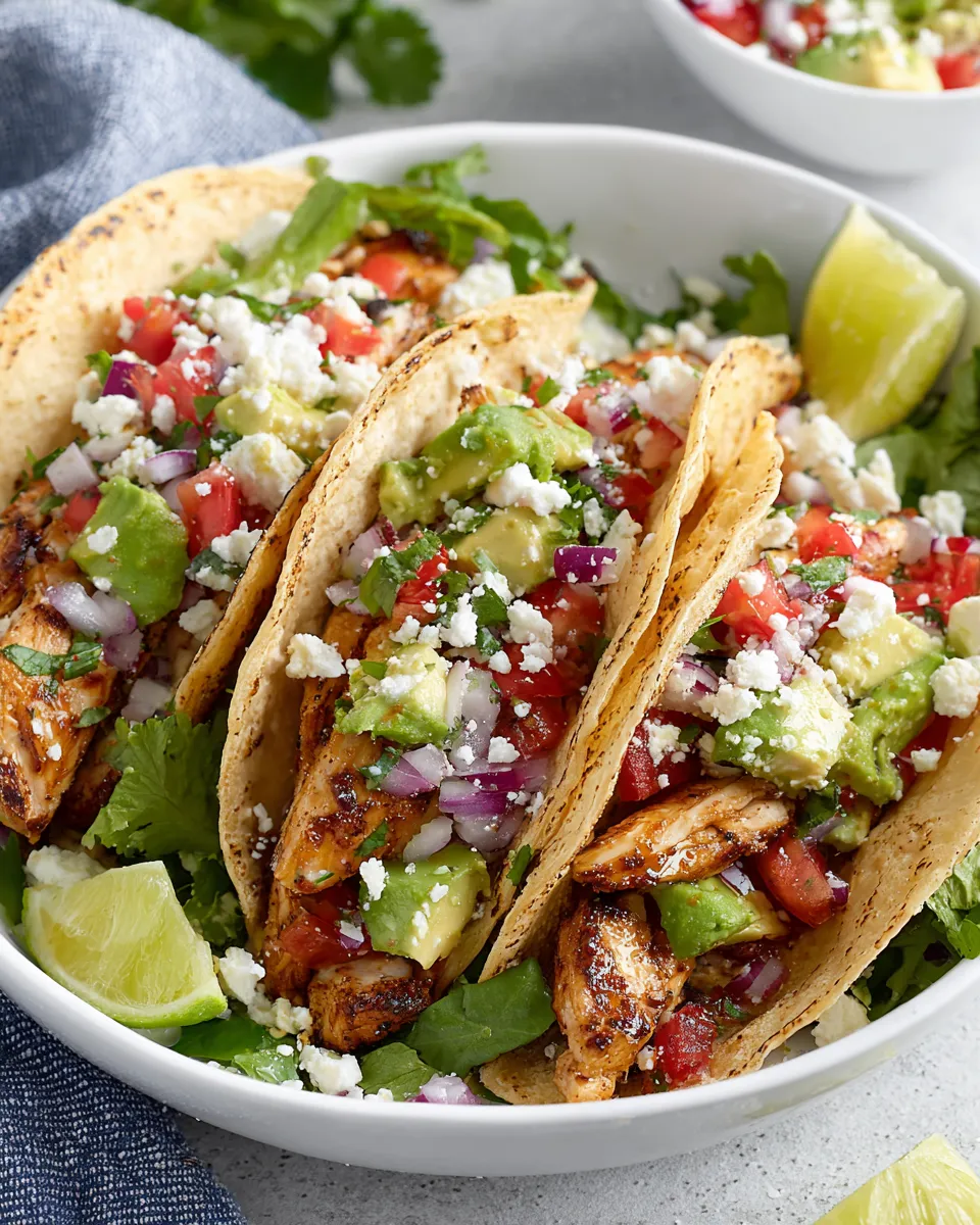 Classic Oven Roasted Chicken Tacos dish photo