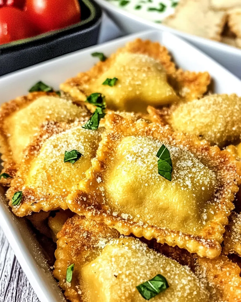 Classic Oven Toasted Ravioli (Air Fryer or Oven) image