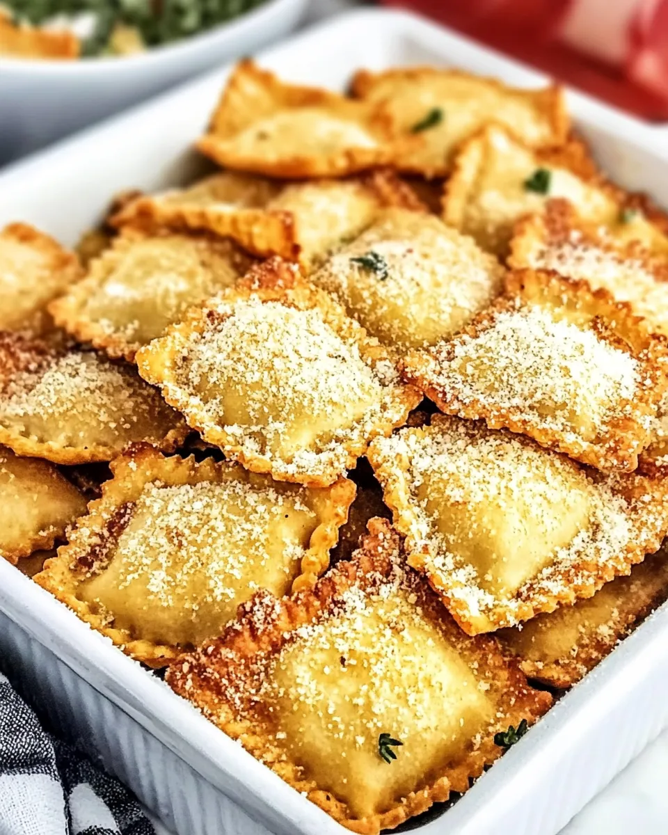 Delicious Oven Toasted Ravioli (Air Fryer or Oven) dish photo