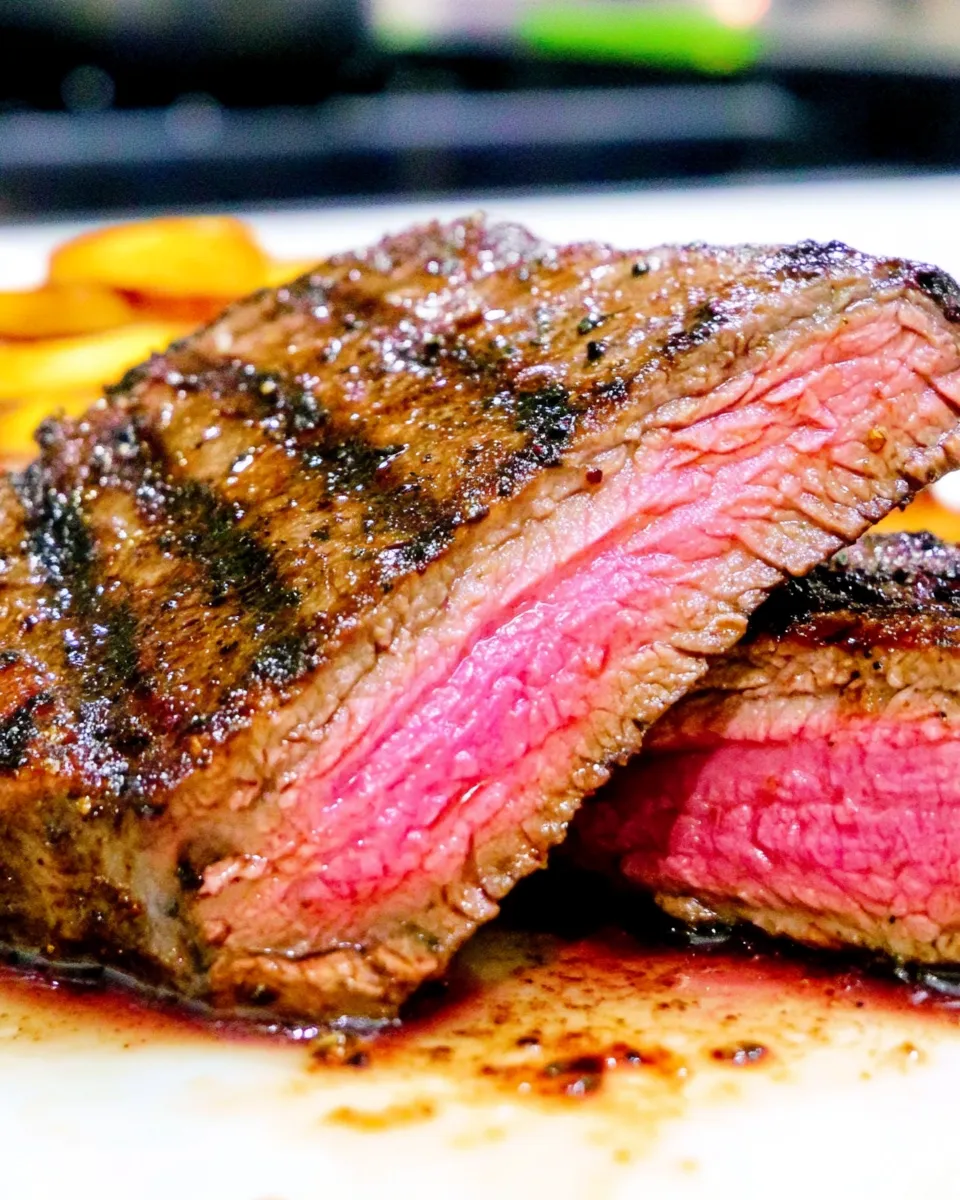 Delicious Pan-Seared Tri Tip Steak plate image