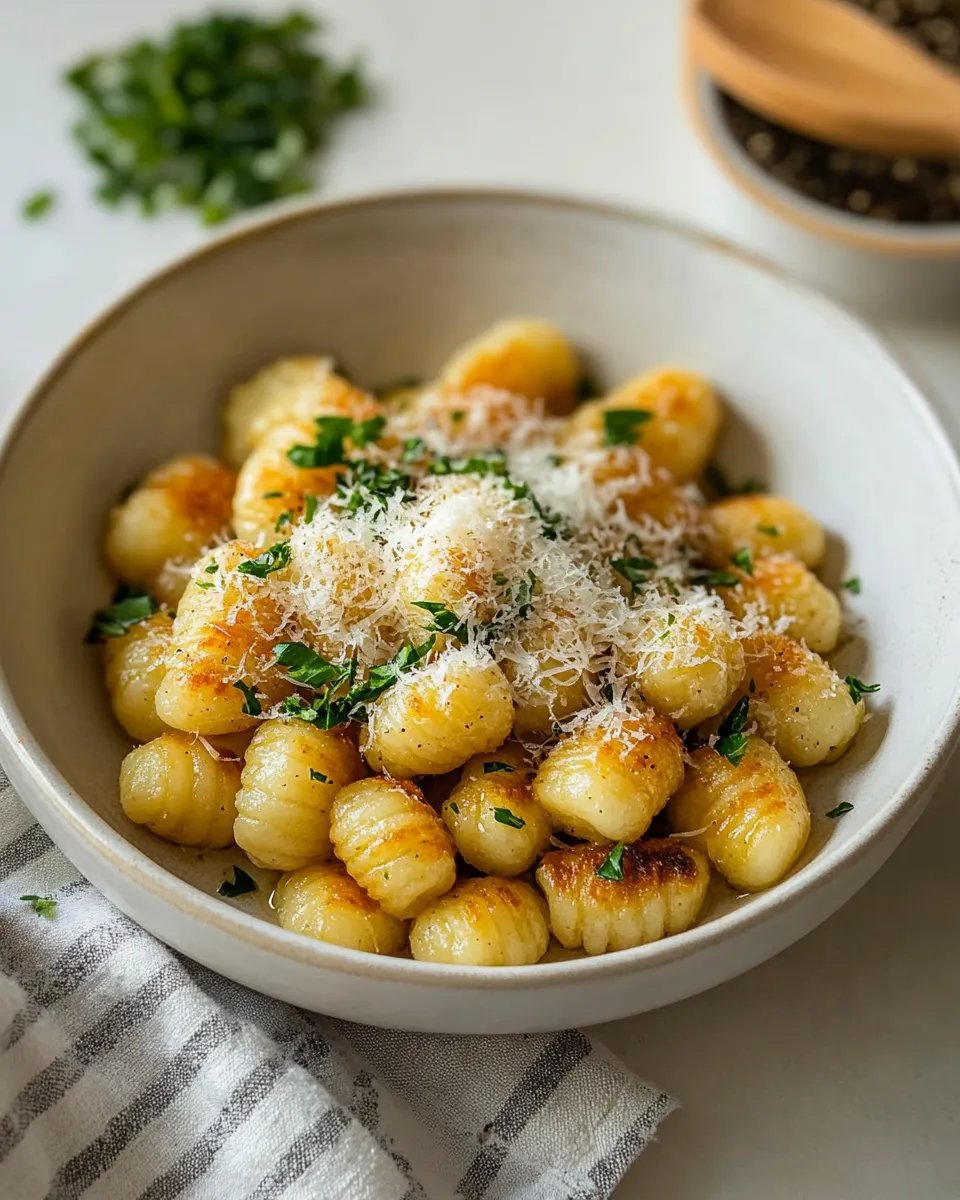 Easy Pan Fried Gnocchi recipe photo