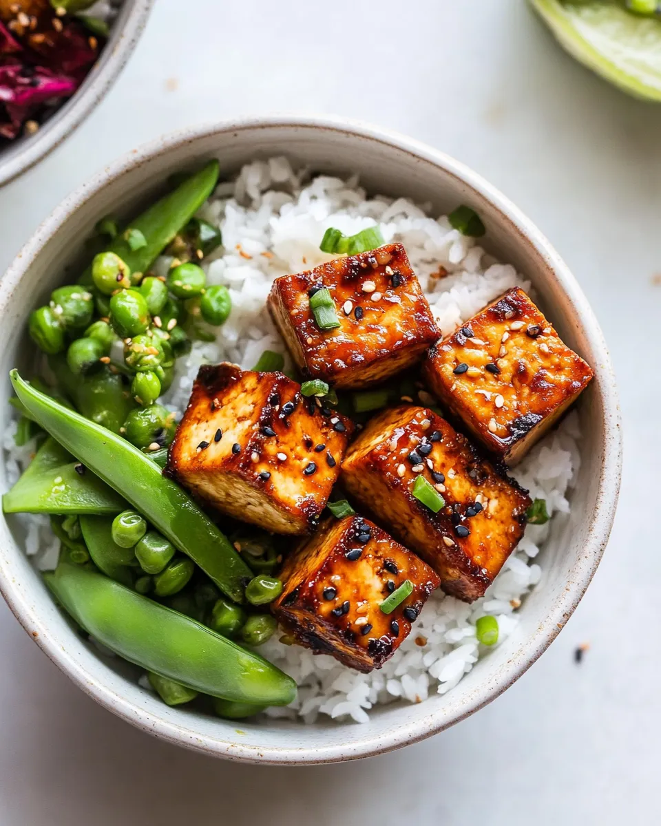 Classic Pan Seared Tofu Bowls image