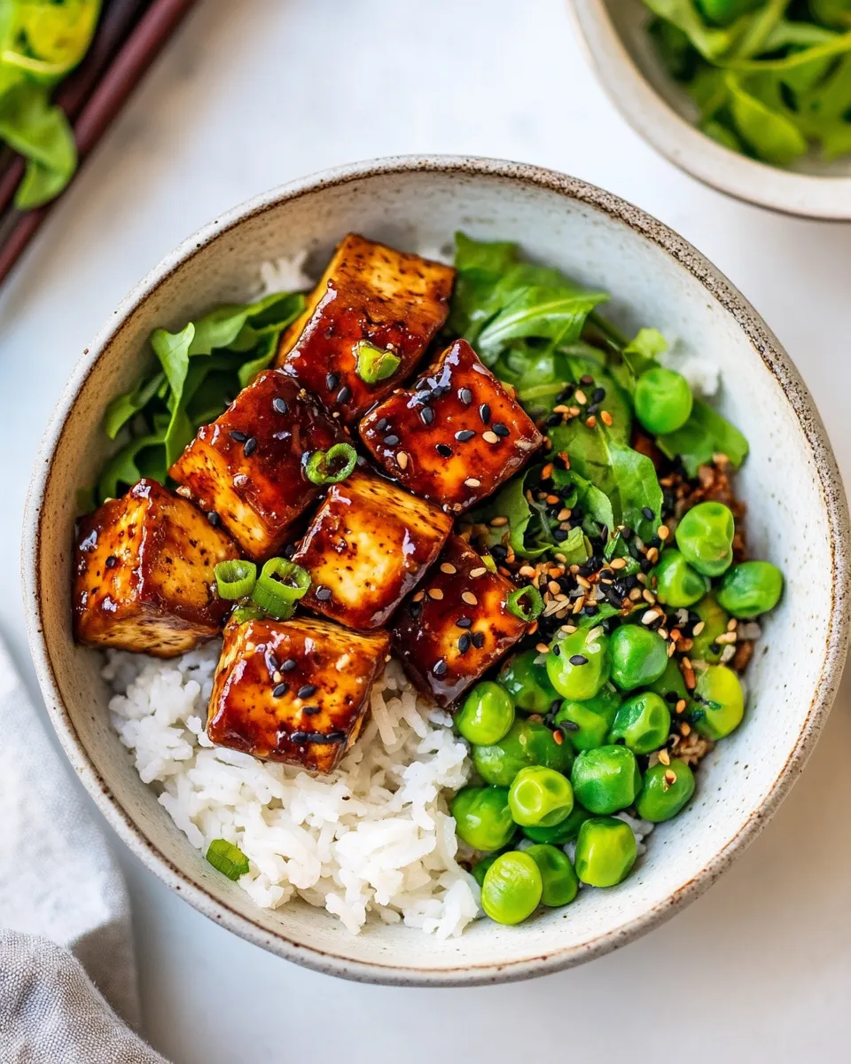 Delicious Pan Seared Tofu Bowls dish photo
