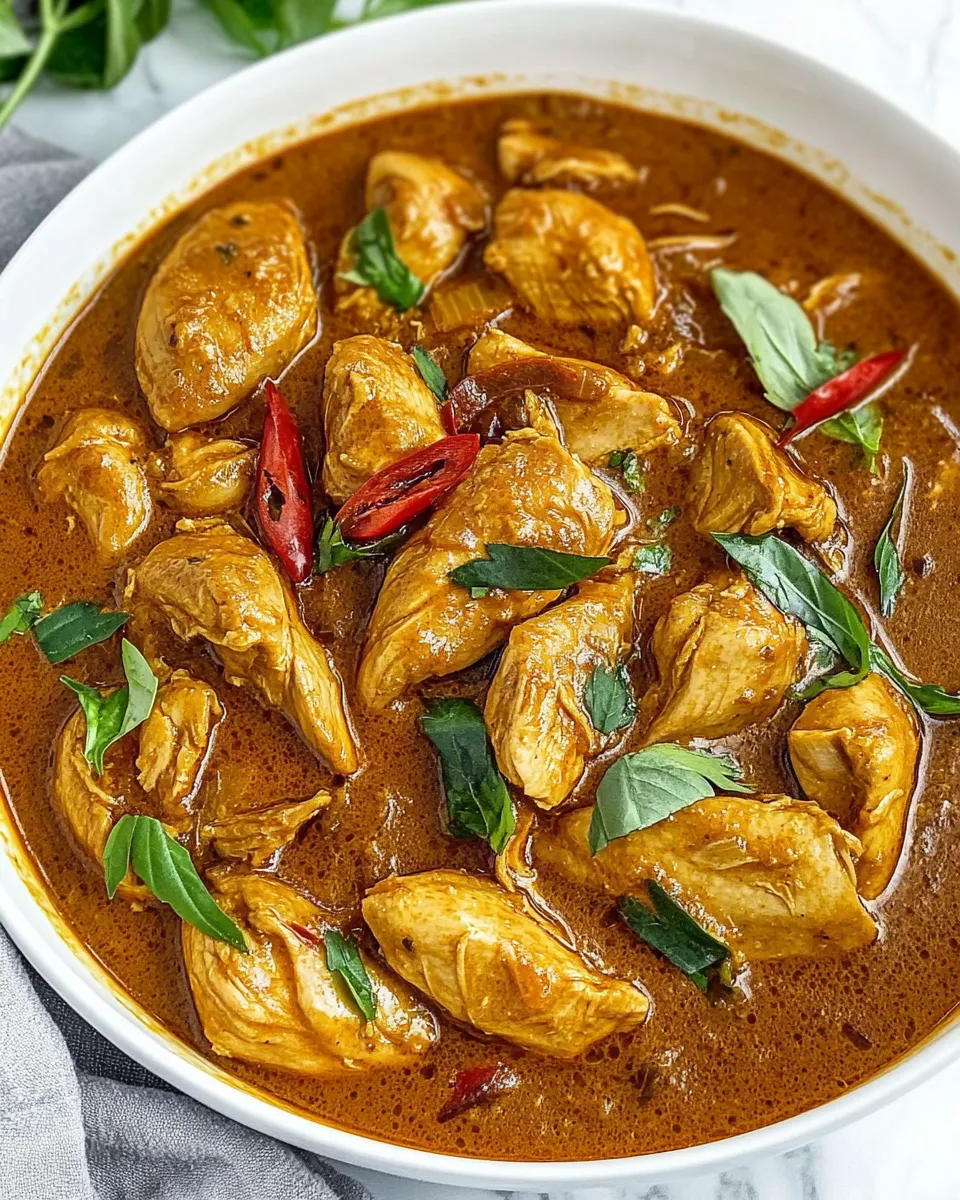 Classic Panang Chicken Curry image