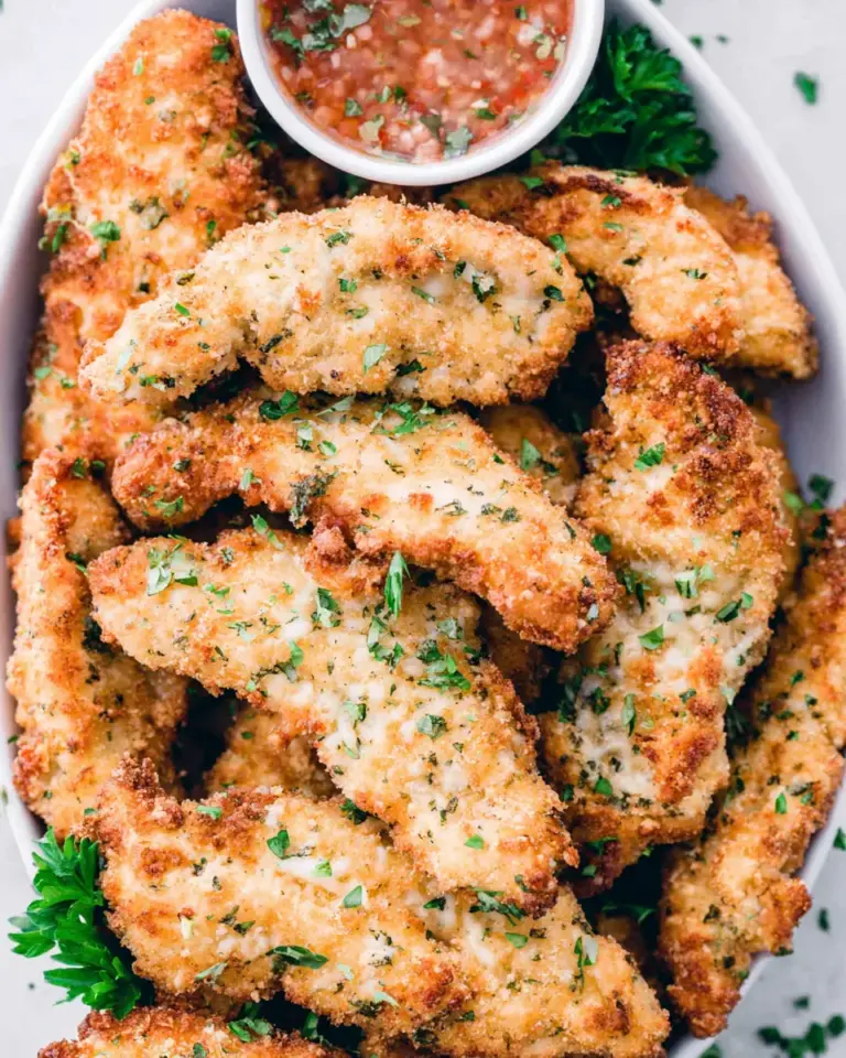 Homemade Parmesan Chicken Strips photo