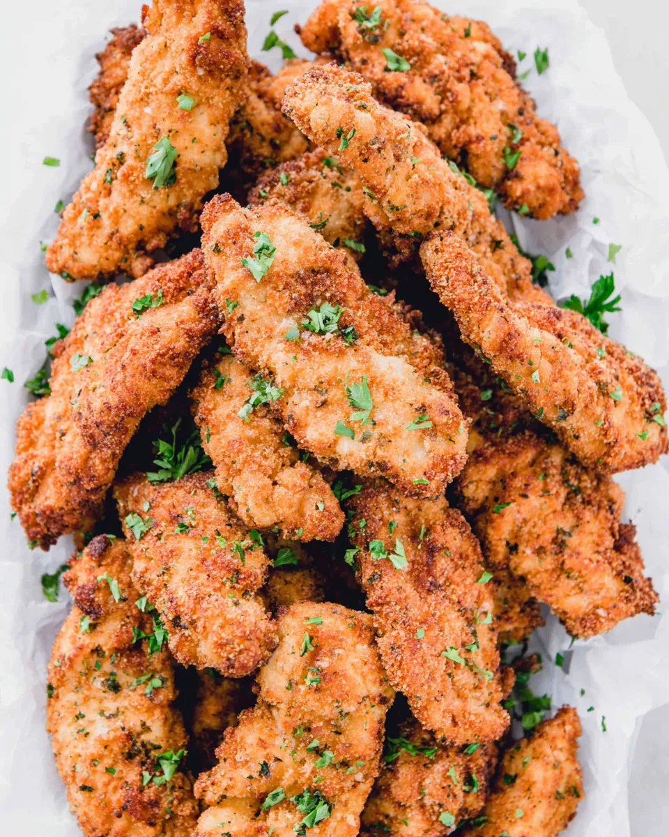 Delicious Parmesan Chicken Strips dish photo