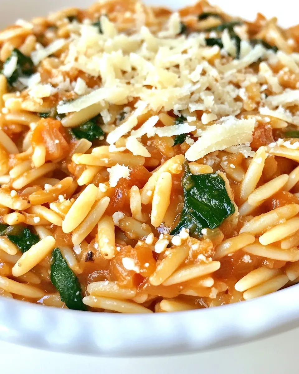 Easy Parmesan Orzo recipe photo