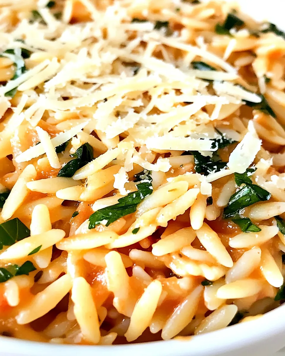 Delicious Parmesan Orzo dish photo