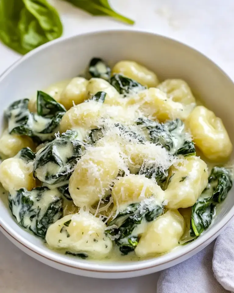 Homemade Parmesan Spinach Gnocchi photo
