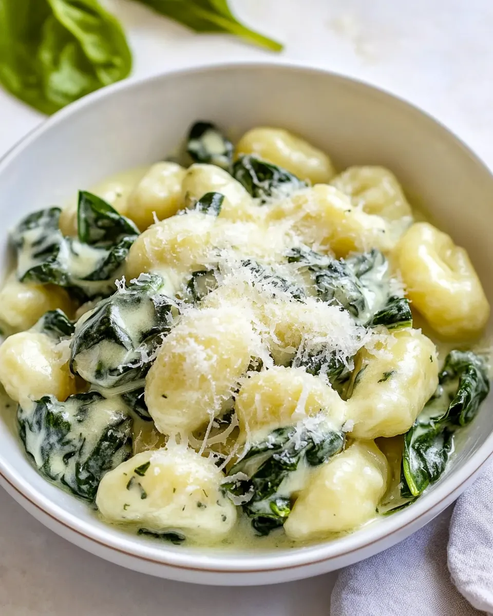 Homemade Parmesan Spinach Gnocchi photo