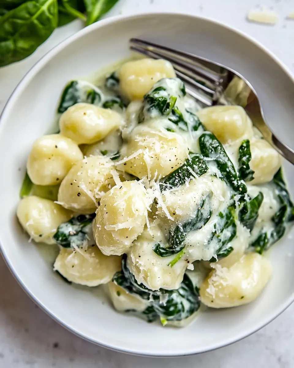 Classic Parmesan Spinach Gnocchi image