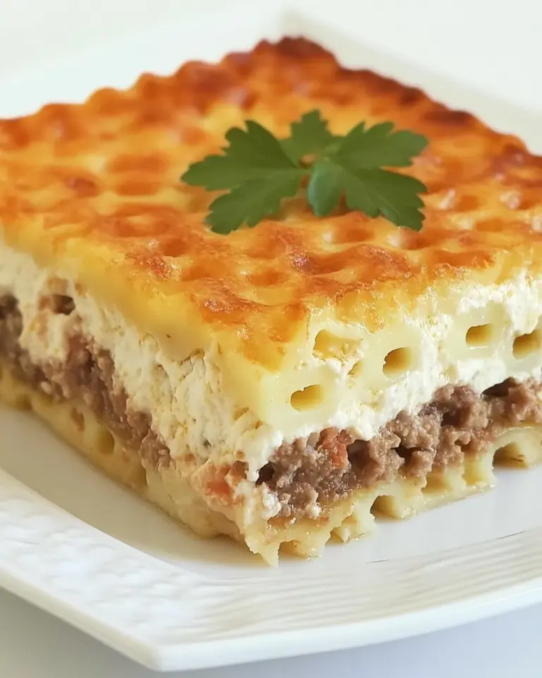 Homemade Pastitsio (Greek Lasagna) photo
