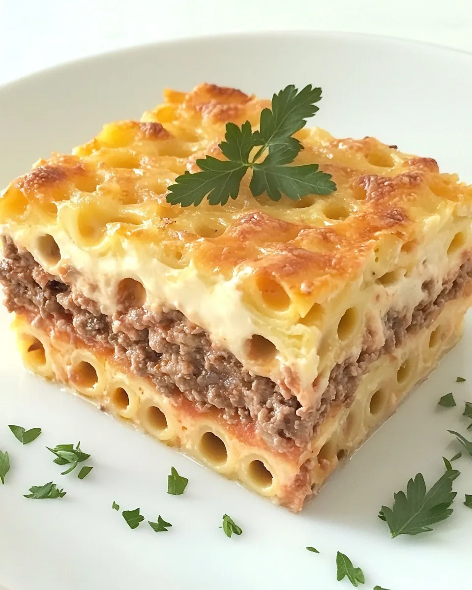 Easy Pastitsio (Greek Lasagna) recipe photo