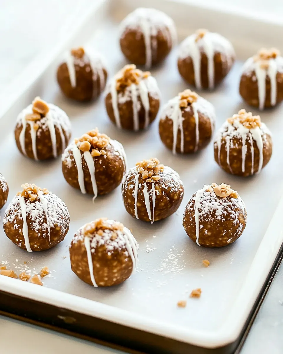 Easy Peanut Butter Protein Balls recipe photo