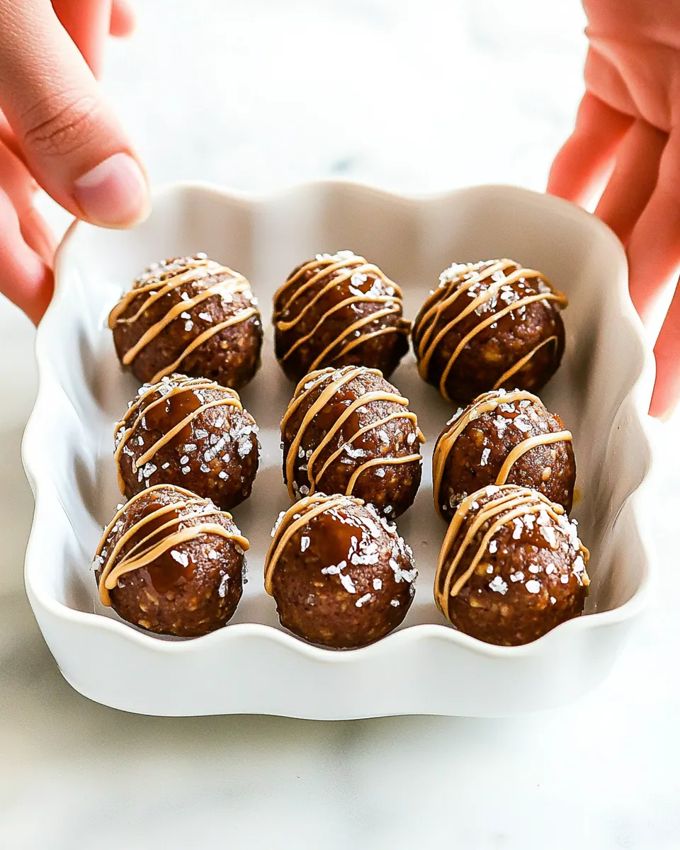 Delicious Peanut Butter Protein Balls shot