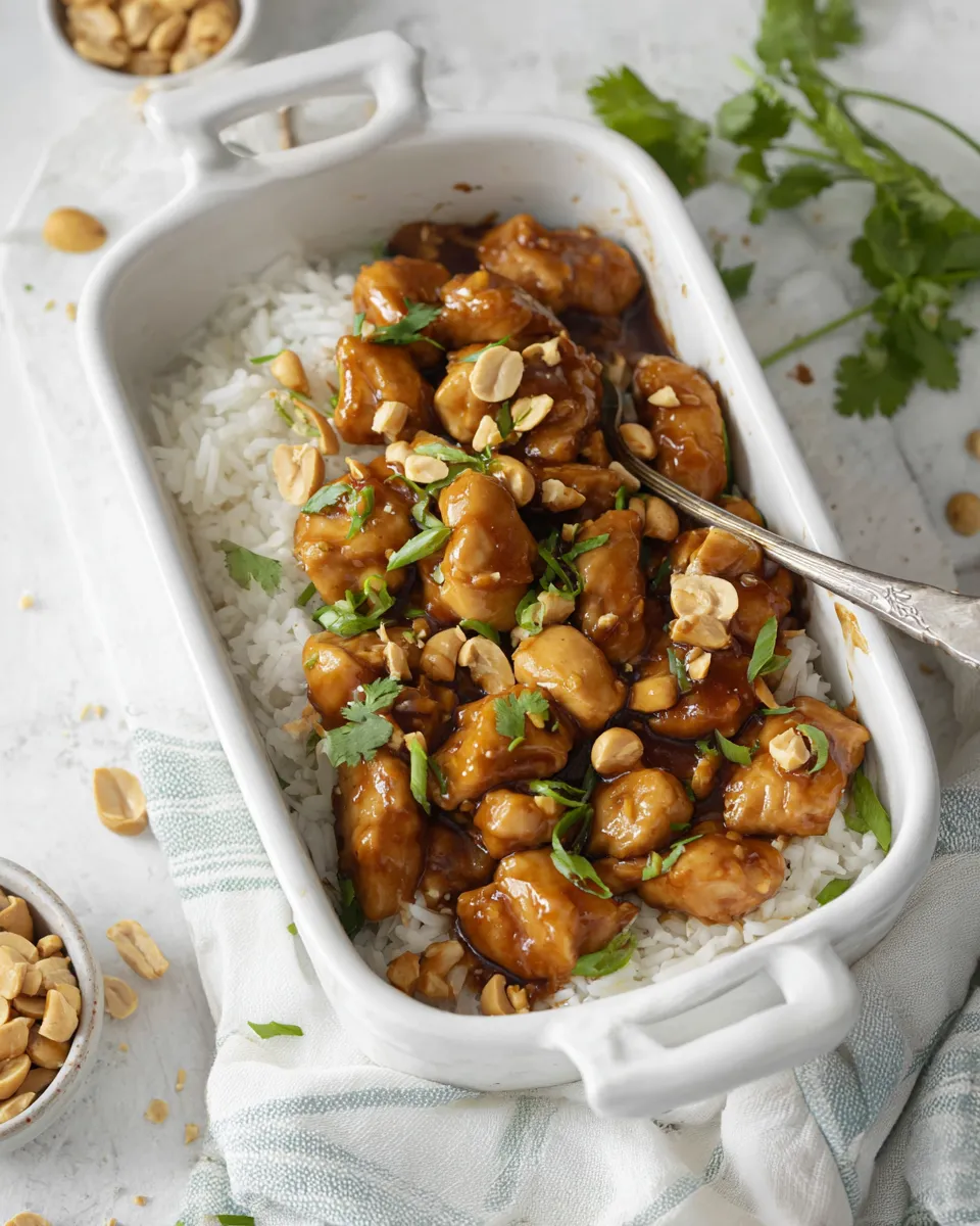 Homemade Peanut Chicken Recipe photo
