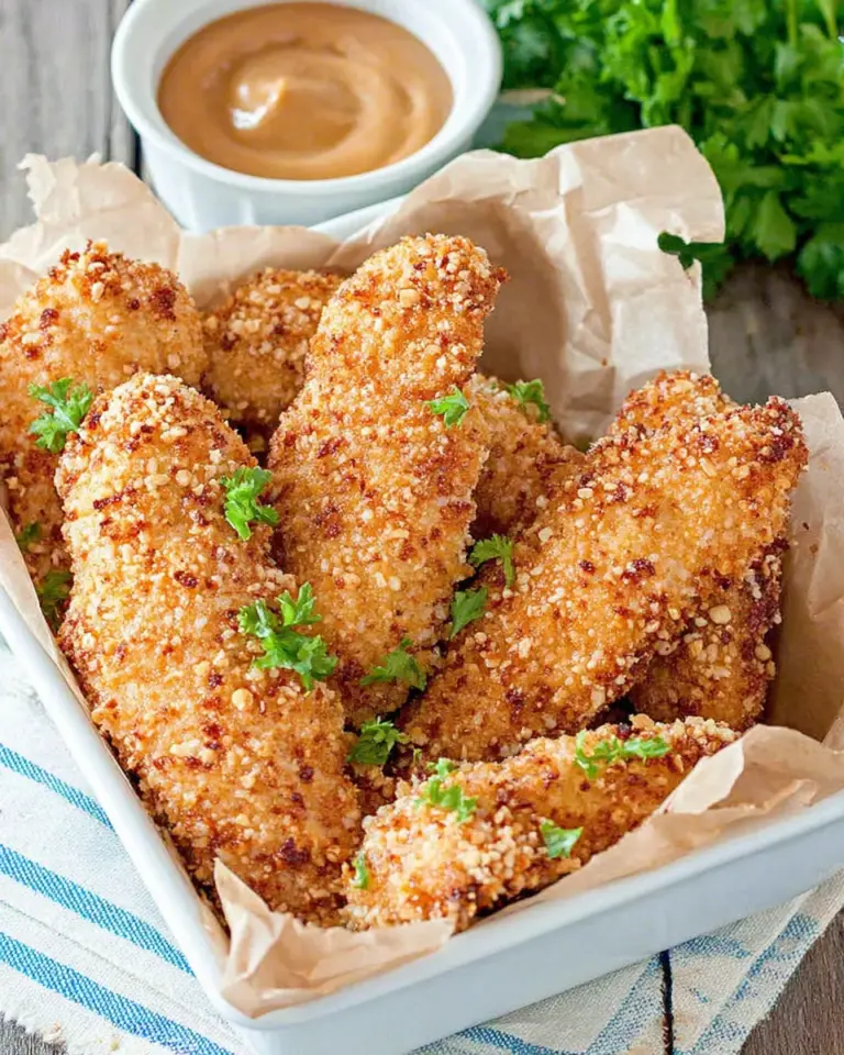 Homemade Peanut Crusted Chicken Fingers photo