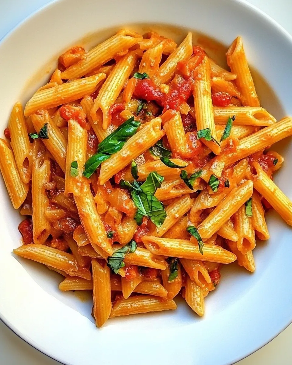 delicious Penne alla Arrabbiata shot