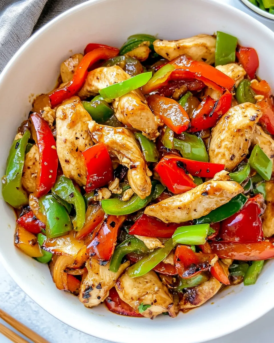 Easy Pepper Chicken Stir Fry recipe photo