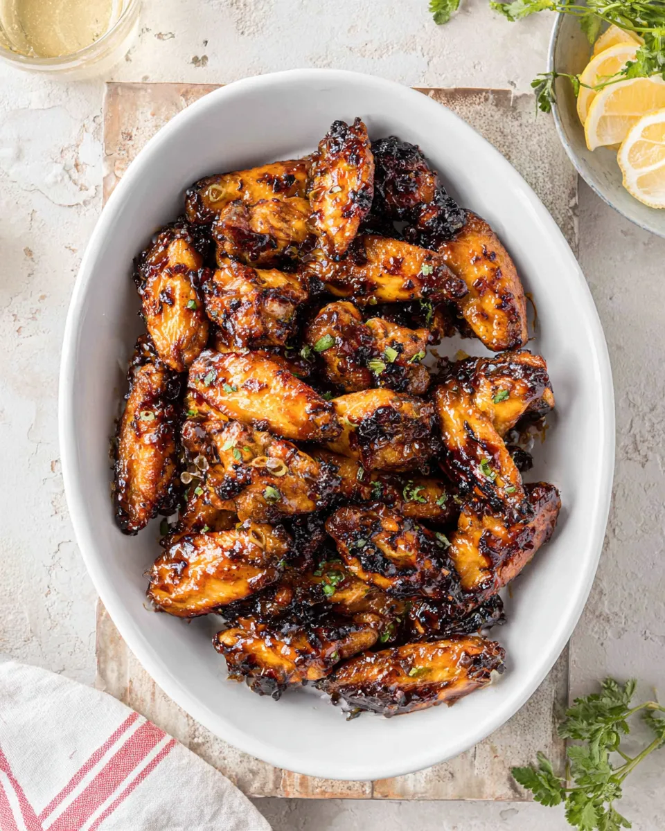 Homemade Pepper Jelly Chicken Wings photo