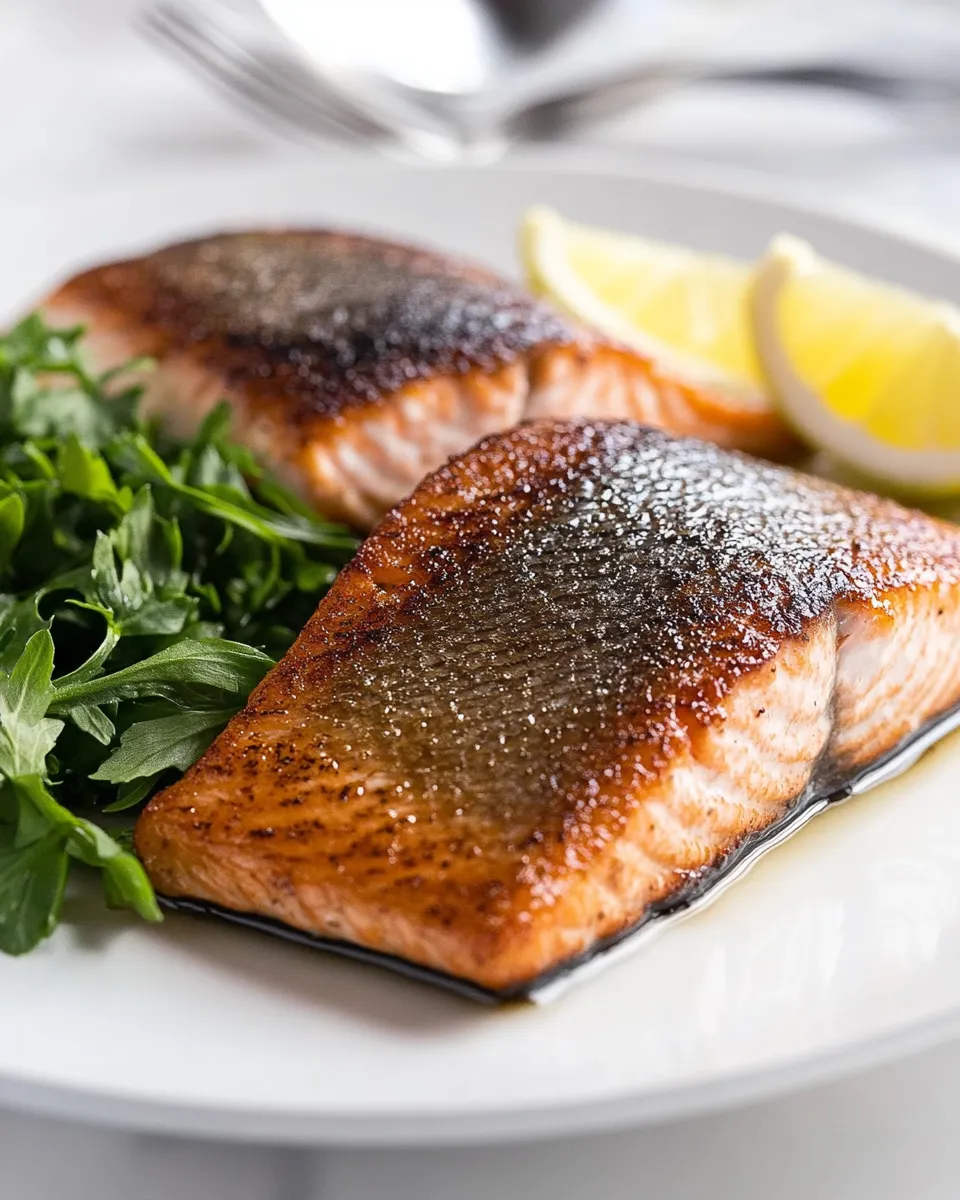 Classic Perfectly Pan Seared Salmon image