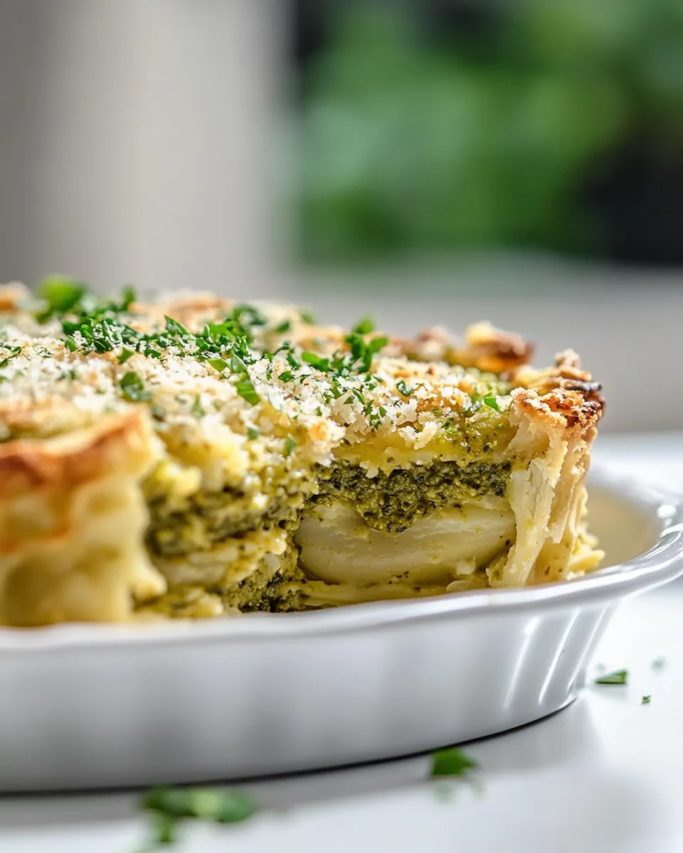 Easy Pesto Bucatini Pie. picture
