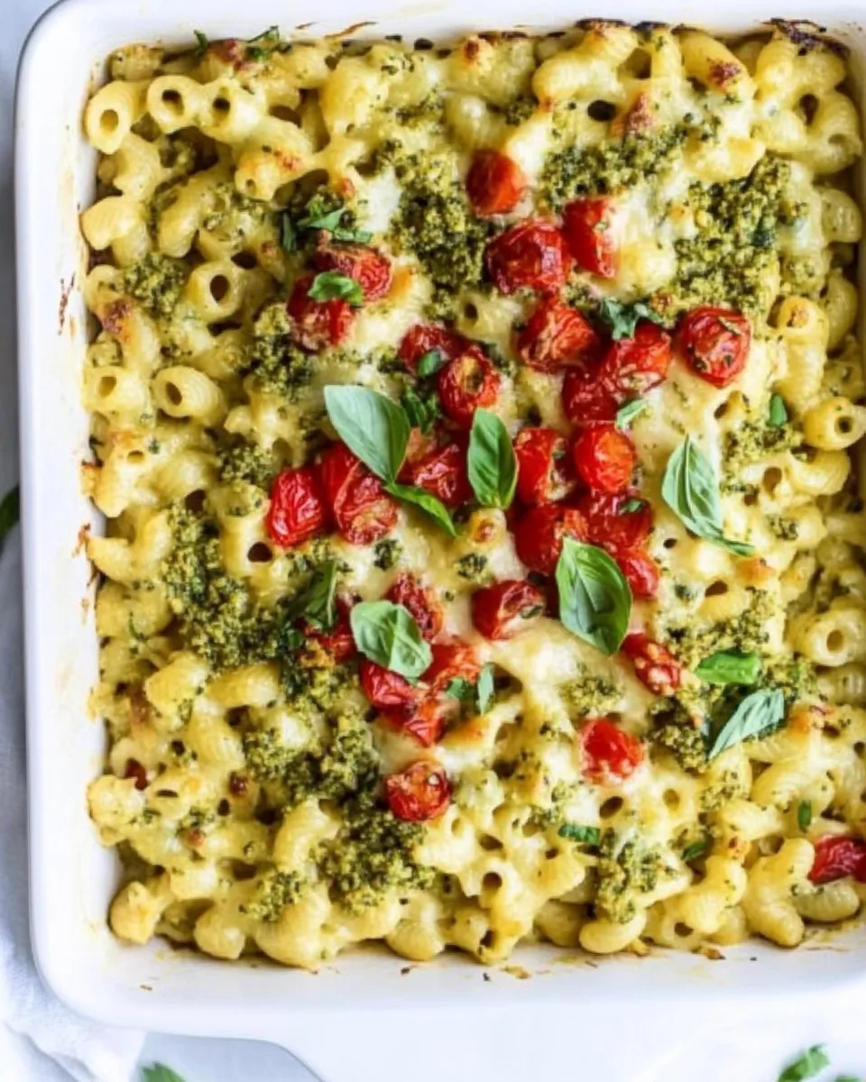 Easy Pesto Chicken Pasta Bake recipe photo
