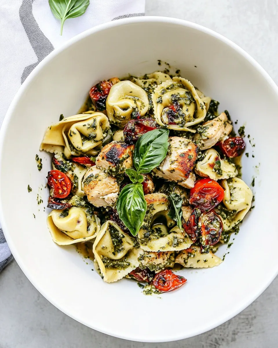 Classic Pesto Chicken Tortellini image